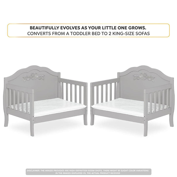 Dream on Me - Rose Convertible Toddler Bed 3 in 1