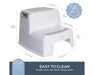 Dreambaby® - Dreambaby 2-Up Children Step Stool - Grey & White