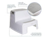 Dreambaby® - Dreambaby 2-Up Children Step Stool - Grey & White
