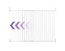 Dreambaby® - Dreambaby® Broadway Xtra Wide & Xtra Tall Gro-Gate® – White