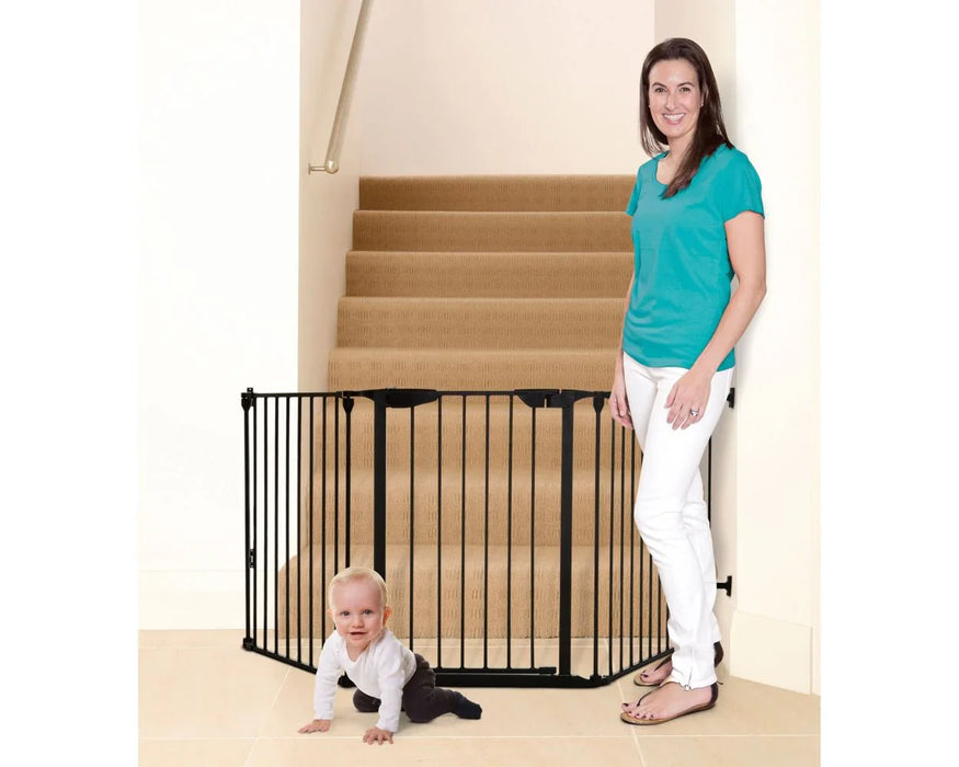 Dreambaby® - Dreambaby® Newport Adapta-Gate® – Black