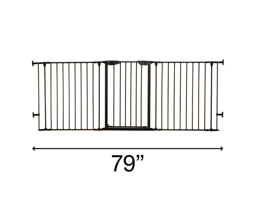 Dreambaby® - Dreambaby® Newport Adapta-Gate® – Black