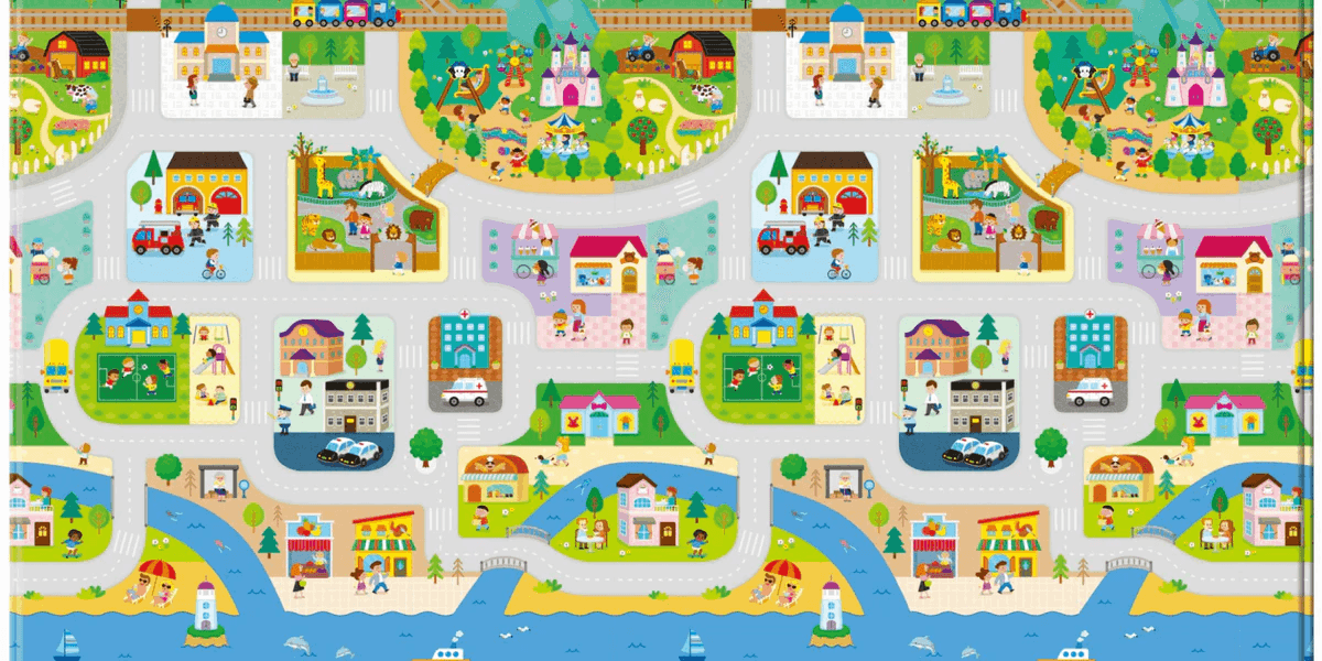 Dwingluer - Dwinguler Baby, Toddler & Kids Playmat - Large