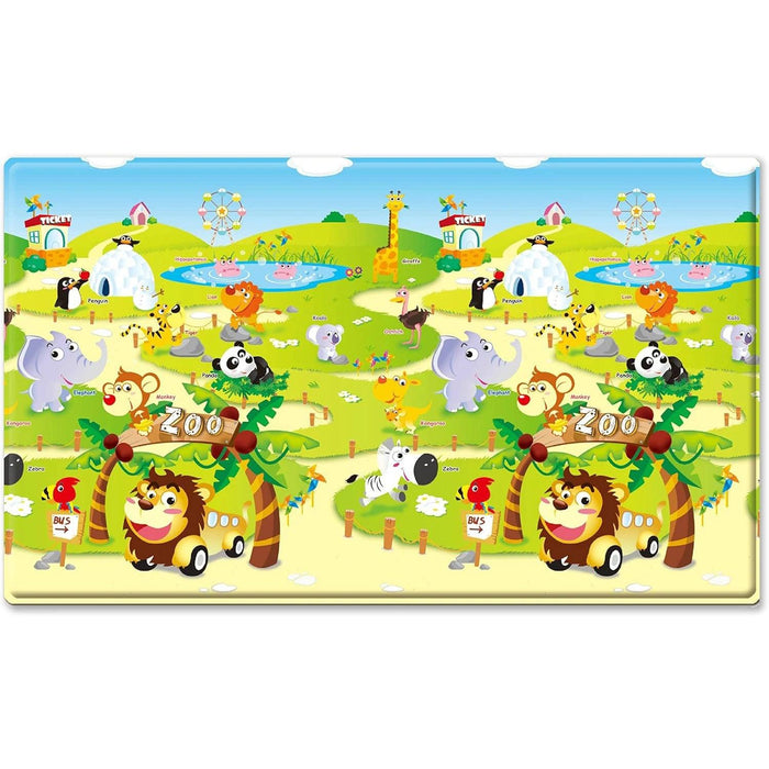 Dwingluer - Dwinguler Baby, Toddler & Kids Playmat - Large, Zoo