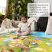 Dwingluer - Dwinguler Baby, Toddler & Kids Playmat - Large, Zoo