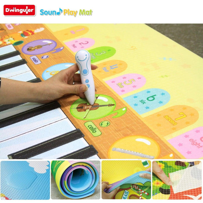 Dwingluer - Dwinguler Sensory Baby & Kids Playmat, Music Parade (Sound Play)