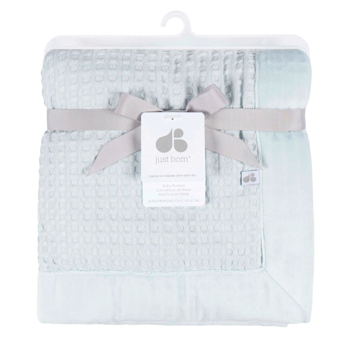 Just Born Plush & Fleece Warm Baby Blanket