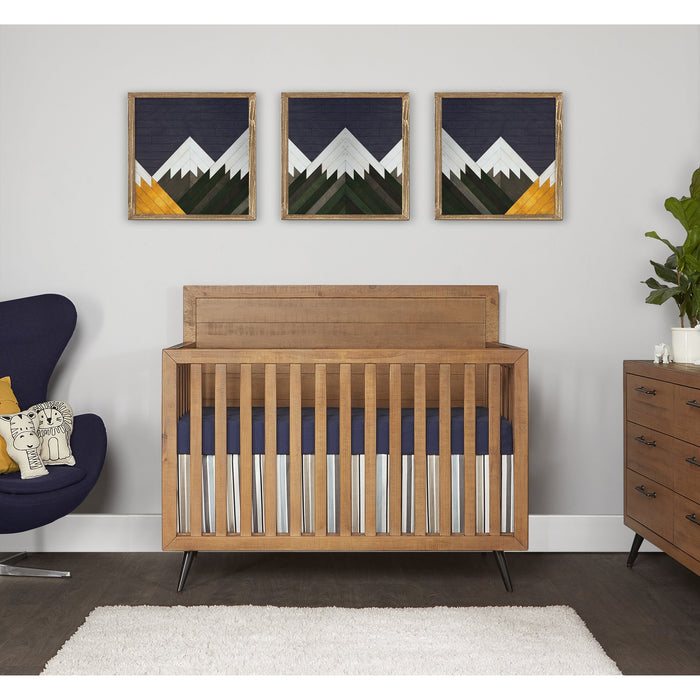 Dream On Me Evolur Stilnovo Mid Century 4-in-1 Convertible Crib