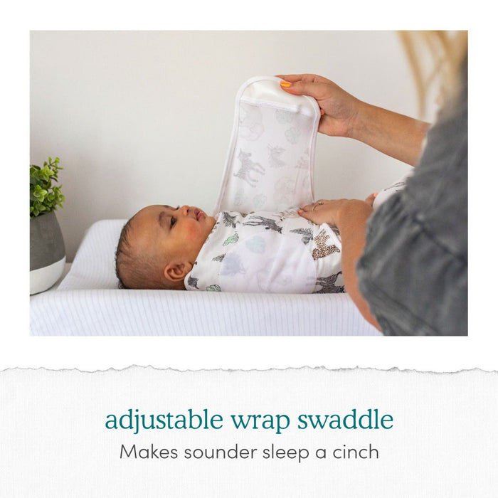 Aden & Anais Essentials Easy Swaddle Wrap Quick Change, lot de 3, indice de chaleur 1.0