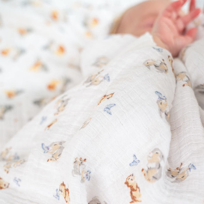 Aden & Anais Essentials Cotton Muslin Swaddle Blanket 4 Pack