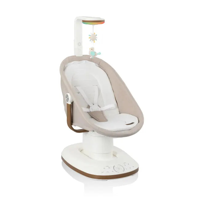 Evenflo® Elara™ 2-in-1 Smart Motion Swing & Soothing Nest with SensorySoothe™ Technology – Coastal Coffee