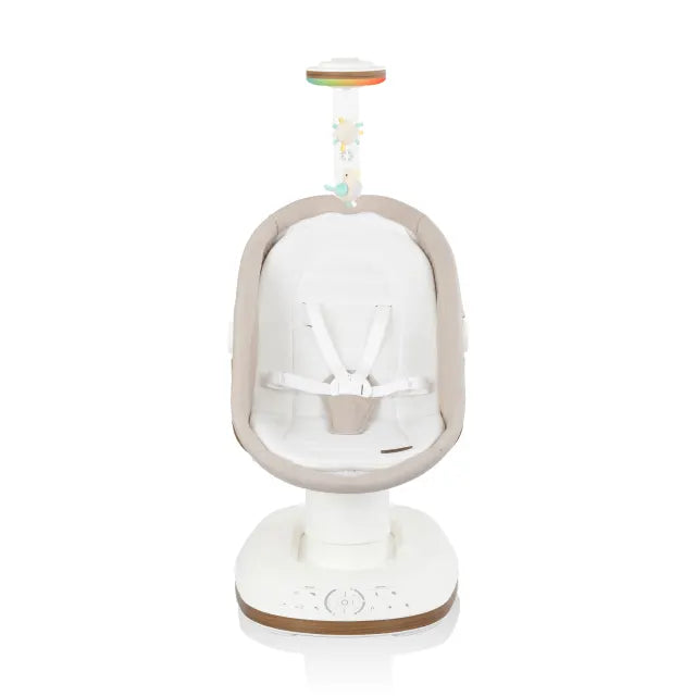 Evenflo® Elara™ 2-in-1 Smart Motion Swing & Soothing Nest with SensorySoothe™ Technology – Coastal Coffee