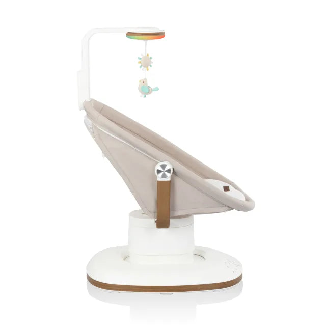 Evenflo® Elara™ 2-in-1 Smart Motion Swing & Soothing Nest with SensorySoothe™ Technology – Coastal Coffee