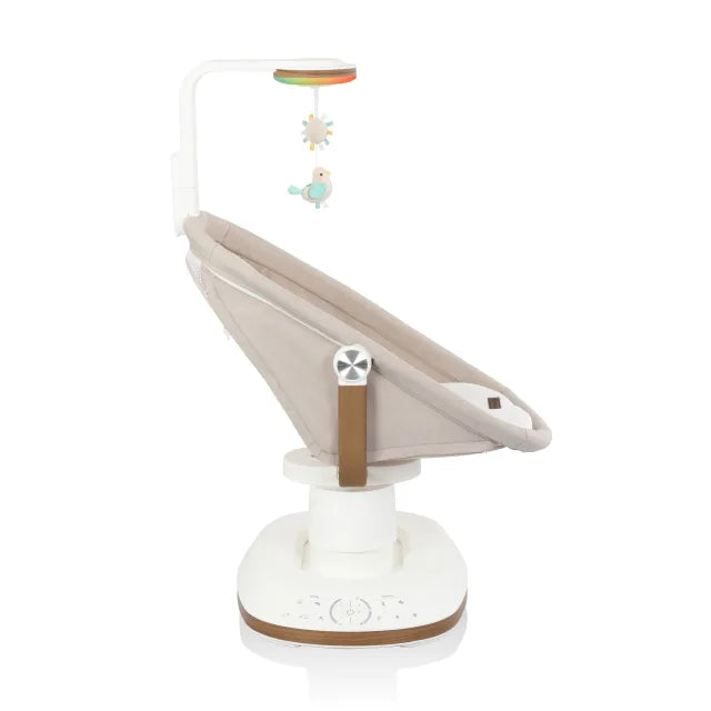 Evenflo® Elara™ 2-in-1 Smart Motion Swing & Soothing Nest with SensorySoothe™ Technology – Coastal Coffee