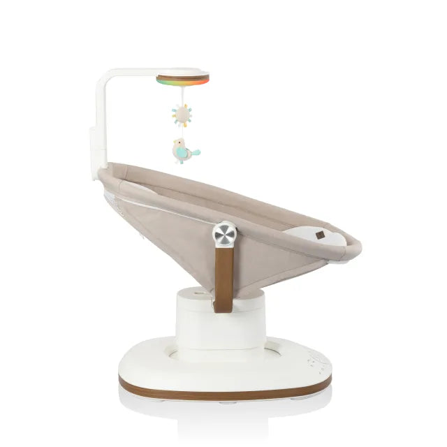 Evenflo® Elara™ 2-in-1 Smart Motion Swing & Soothing Nest with SensorySoothe™ Technology – Coastal Coffee