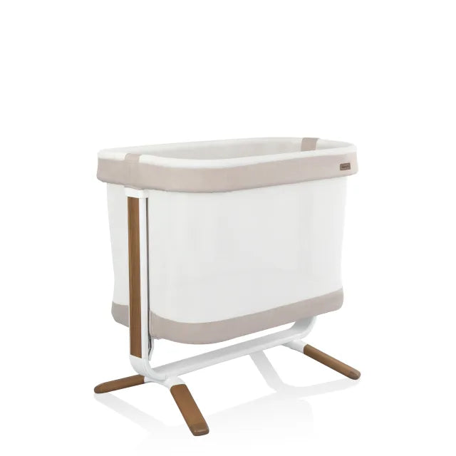 Evenflo® Cora™ 3-Level Adjustable Bassinet (Coastal Coffee), With SensorySoothe Technology