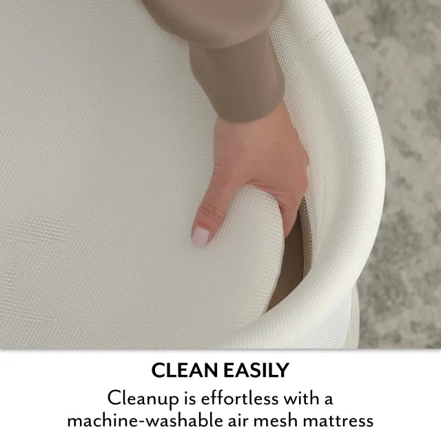Evenflo® Cora™ 3-Level Adjustable Bassinet (Coastal Coffee), With SensorySoothe Technology