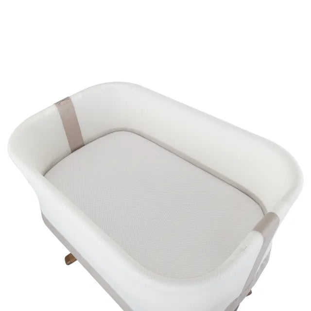 Evenflo® Cora™ 3-Level Adjustable Bassinet (Coastal Coffee), With SensorySoothe Technology