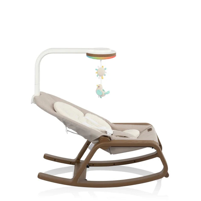 Evenflo® Lyra 2-in-1 Infant to Toddler Rocker with SensorySoothe™ Technology (Coastal Coffee)