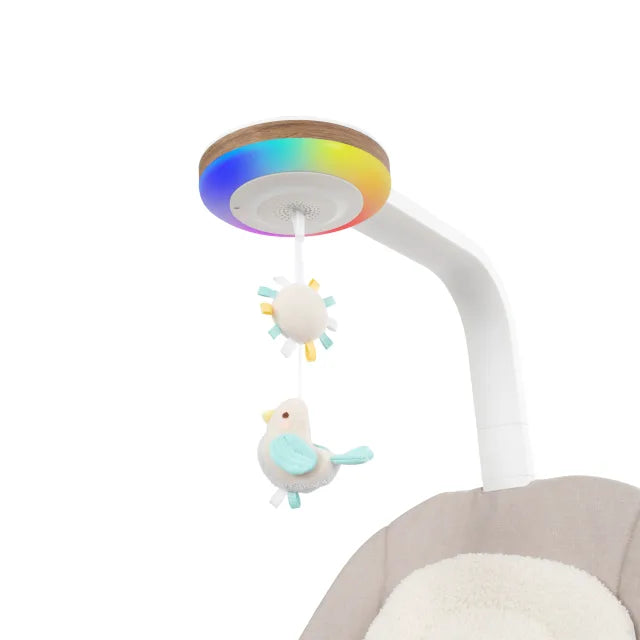 Evenflo® Lyra 2-in-1 Infant to Toddler Rocker with SensorySoothe™ Technology (Coastal Coffee)