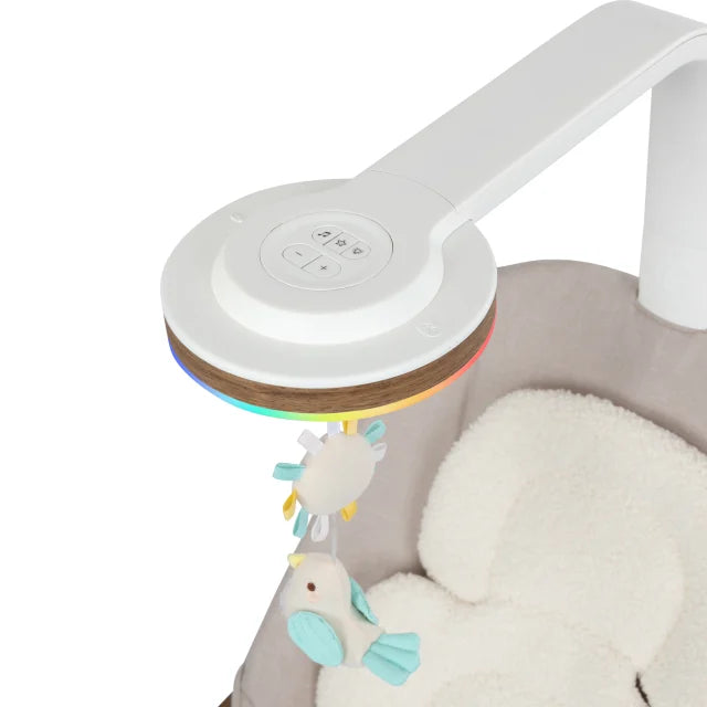 Evenflo® Lyra 2-in-1 Infant to Toddler Rocker with SensorySoothe™ Technology (Coastal Coffee)