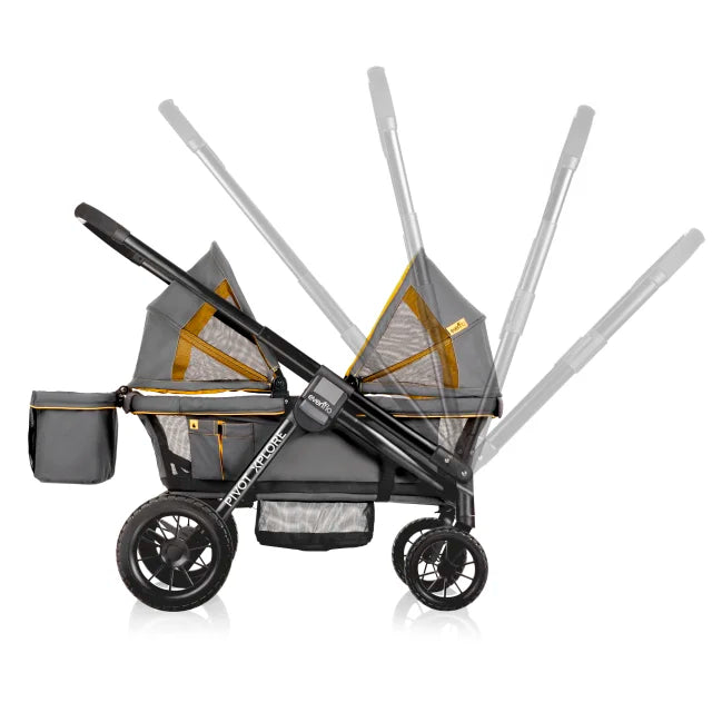 Evenflo® Pivot Xplore Landau Poussette Tout-Terrain