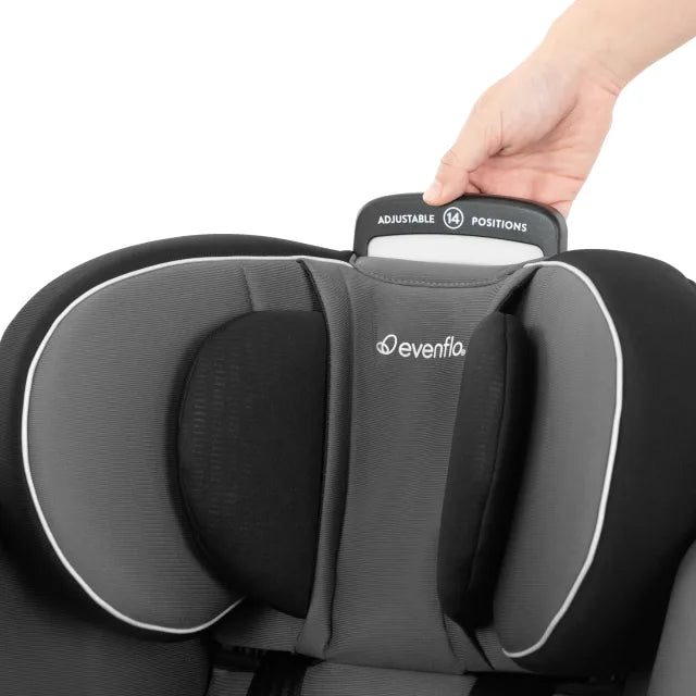 Evenflo® Revolve360 Rotating All-In-One Convertible Car Seat – 4-120 lb -Amherst Gray