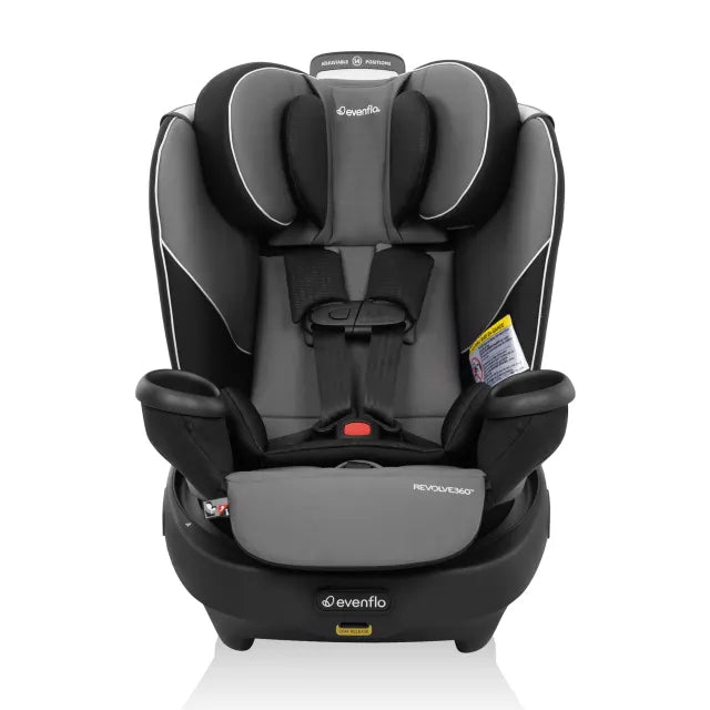 Evenflo® Revolve360 Rotating All-In-One Convertible Car Seat – 4-120 lb -Amherst Gray