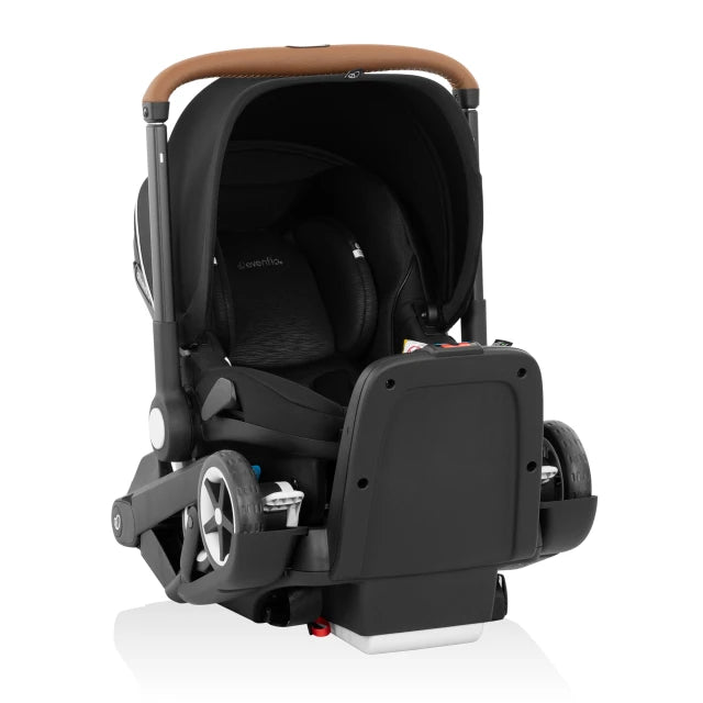 Evenflo® Shyft DualRide Infant Car Seat Stroller Combo with Carryall Storage & Extended Canopy – 3-30 lb