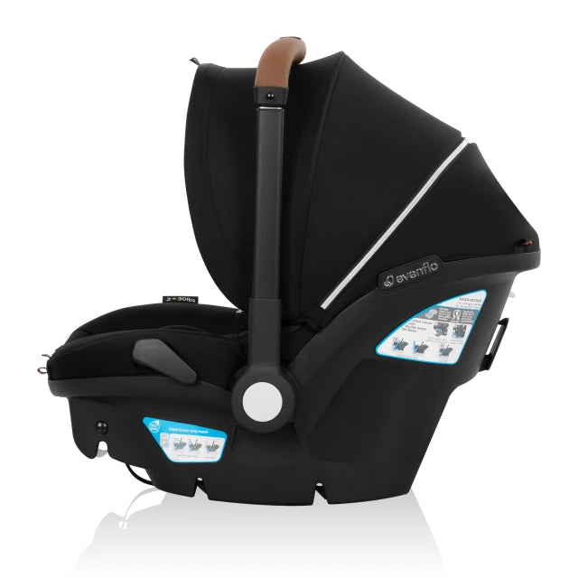 Evenflo® Shyft DualRide Infant Car Seat Stroller Combo with Carryall Storage & Extended Canopy – 3-30 lb