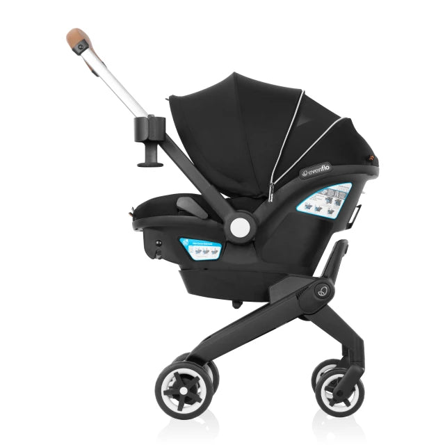 Evenflo® Shyft DualRide Infant Car Seat Stroller Combo with Carryall Storage & Extended Canopy – 3-30 lb