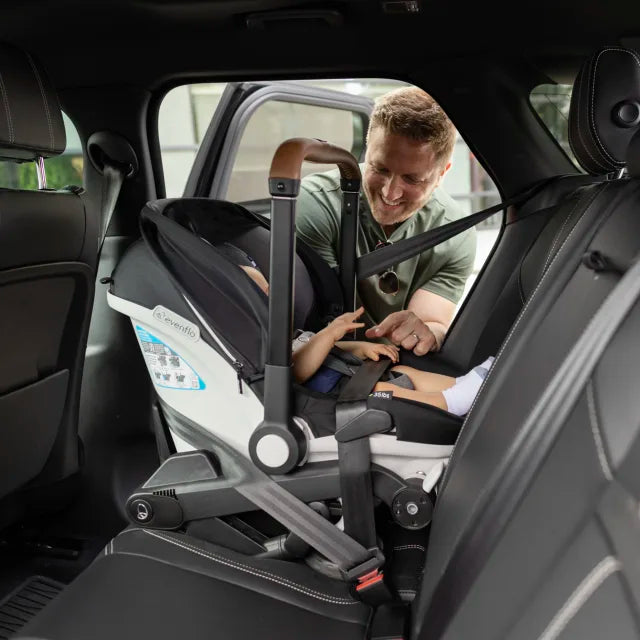 Evenflo® Shyft DualRide Infant Car Seat Stroller Combo with Carryall Storage & Extended Canopy – 3-30 lb