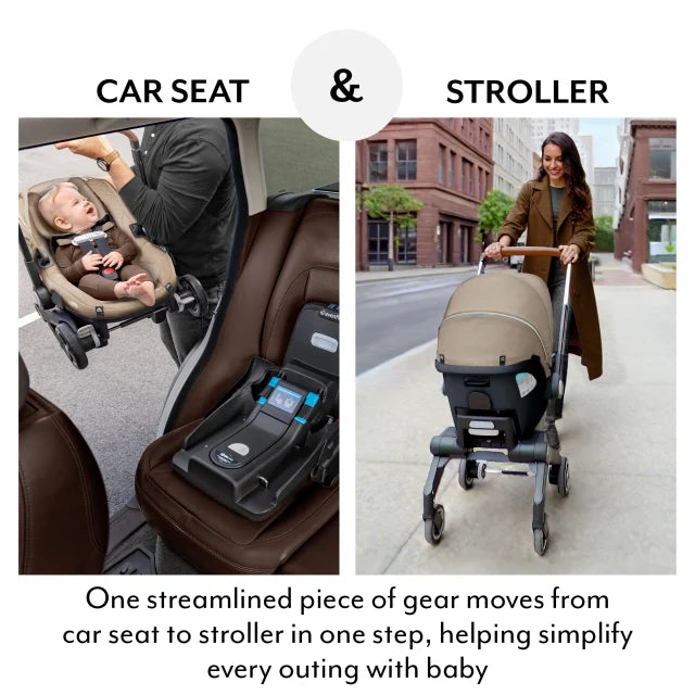 Evenflo® Shyft DualRide Infant Car Seat Stroller Combo with Carryall Storage & Extended Canopy – 3-30 lb