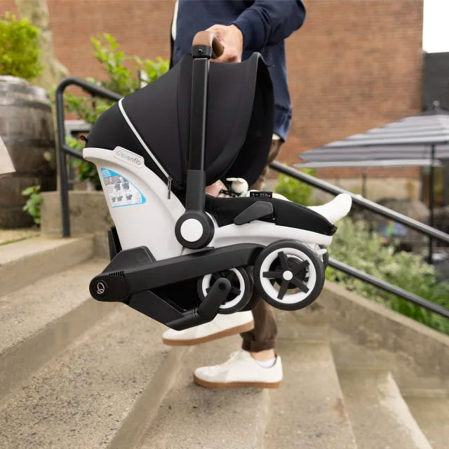 Evenflo® Shyft DualRide Infant Car Seat Stroller Combo with Carryall Storage & Extended Canopy – 3-30 lb