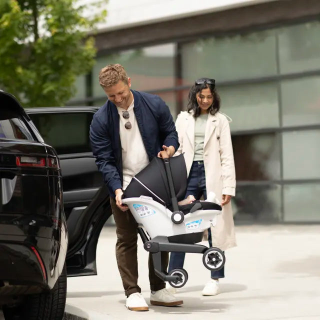 Evenflo® Shyft DualRide Infant Car Seat Stroller Combo with Carryall Storage & Extended Canopy – 3-30 lb