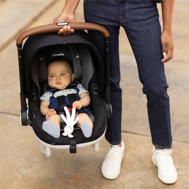 Evenflo® Shyft DualRide Infant Car Seat Stroller Combo with Carryall Storage & Extended Canopy – 3-30 lb