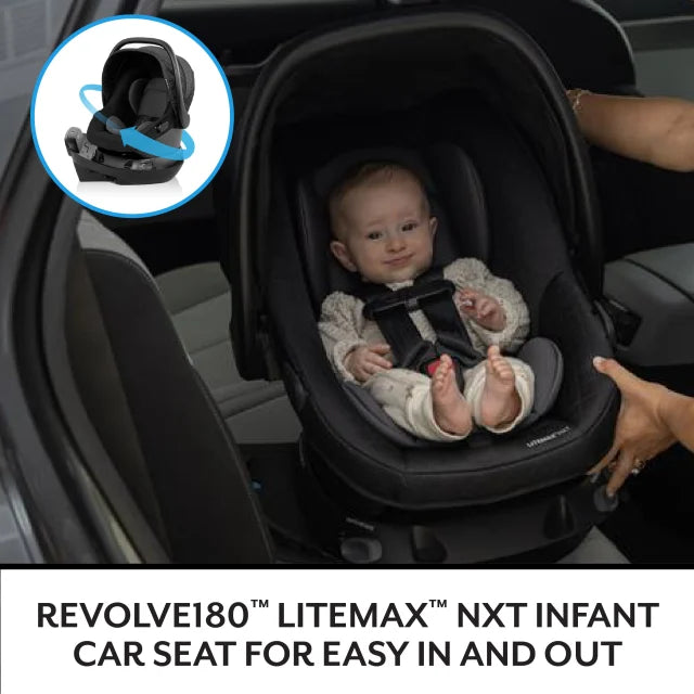 Evenflo® Shyft Intuiti Travel System with Revolve180 LiteMax NXT Rotational Infant Car Seat