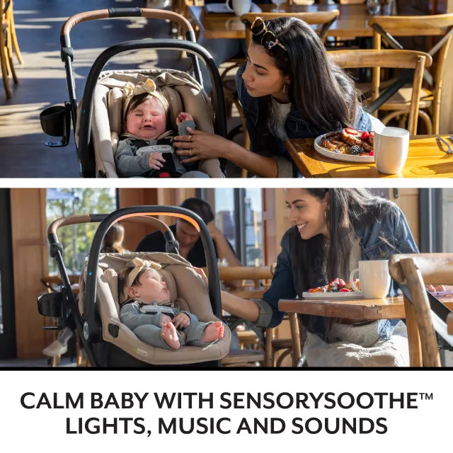 Evenflo® Shyft Intuiti+ Travel System with Revolve180 LiteMax NXT Rotating Infant Car Seat with SensorySoothe