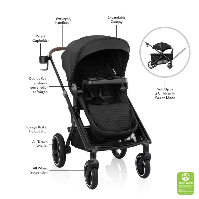 Evenflo® Transformer Stroller to Wagon