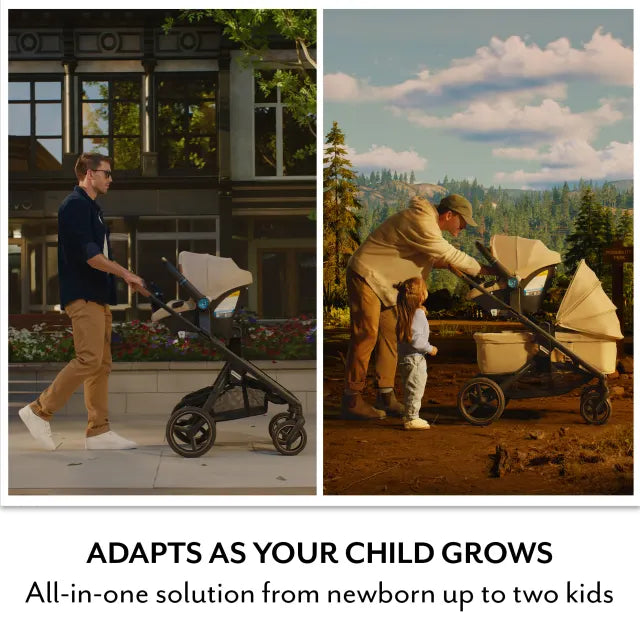 Système de voyage Evenflo® Transformer Poussette-chariot avec siège auto pour bébé LiteMax NXT avec SensorSafe et SensorySoothe