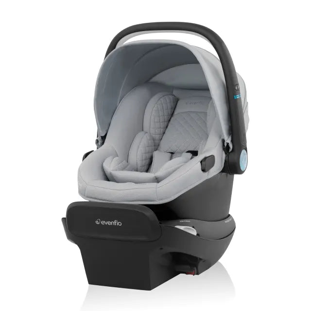 Evenflo® Revolve180 LiteMax NXT Rotational Infant Car Seat with SensorySoothe & SensorSafe – 3-22 lb