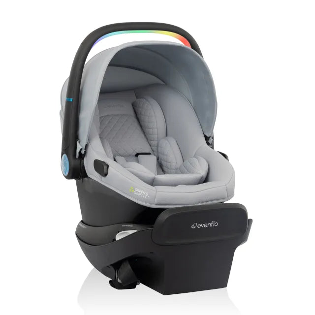 Evenflo® Revolve180 LiteMax NXT Rotational Infant Car Seat with SensorySoothe & SensorSafe – 3-22 lb