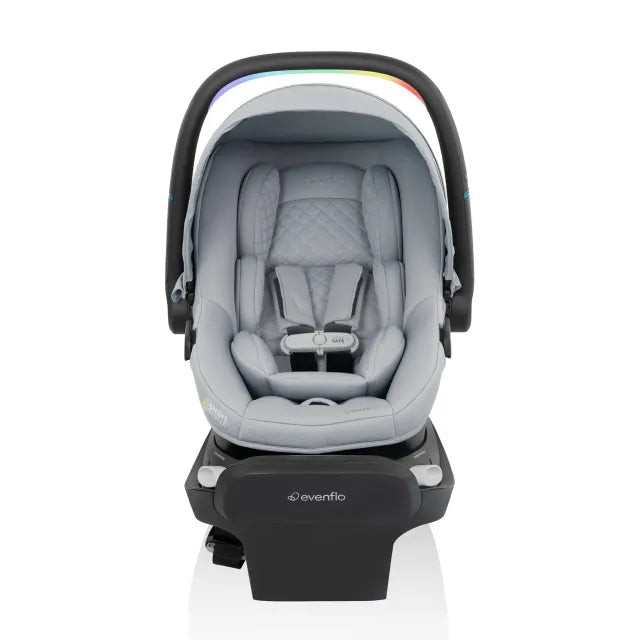 Evenflo® Revolve180 LiteMax NXT Rotational Infant Car Seat with SensorySoothe & SensorSafe – 3-22 lb