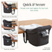 Evolur Clamp-On Comfort Table Chair – Black (5)