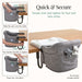 Evolur Clamp-On Comfort Table Chair – Grey (5)