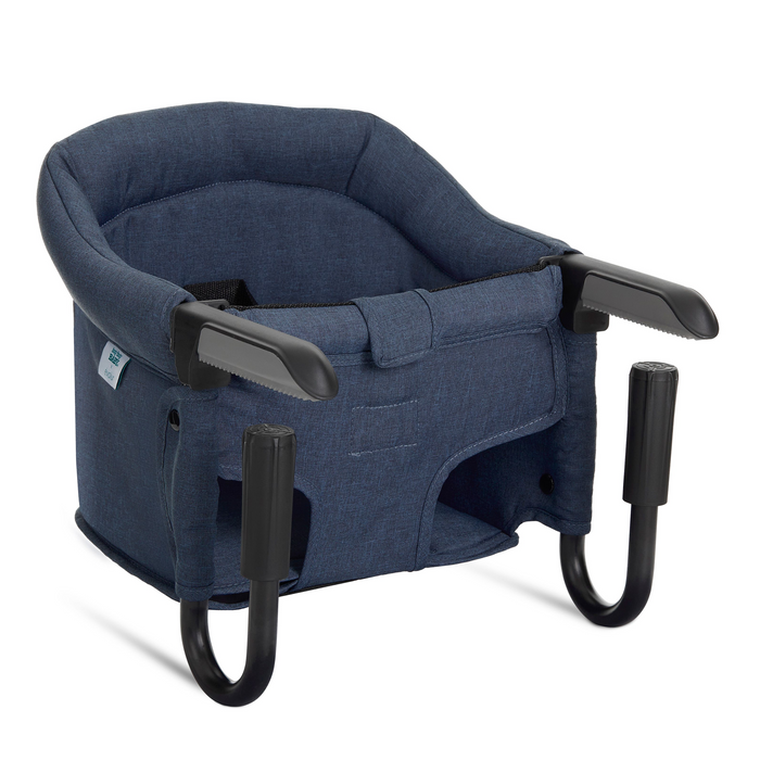 Evolur Clamp-On Comfort Table Chair – Navy (2)
