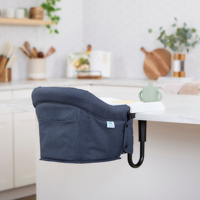 Evolur Clamp-On Comfort Table Chair – Navy (3)