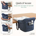 Evolur Clamp-On Comfort Table Chair – Navy (5)