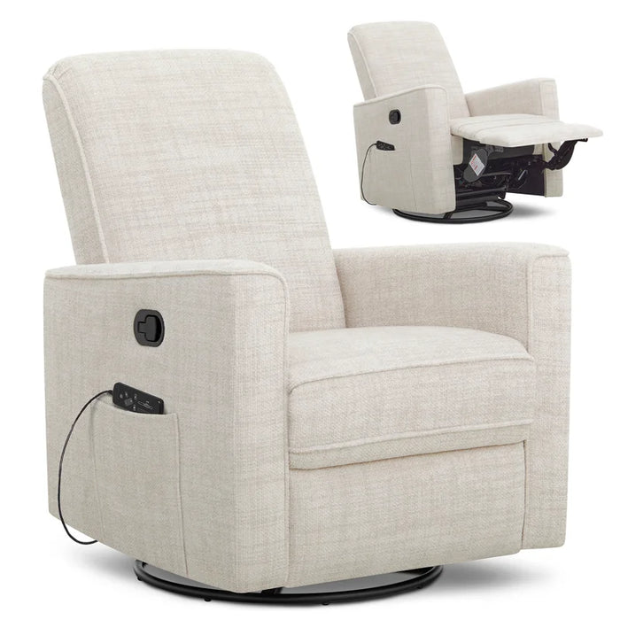 Fauteuil berçant Evolur® Raleigh avec masseur de dos | Fauteuil inclinable et à bascule