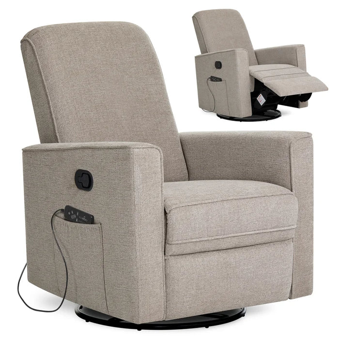 Fauteuil berçant Evolur® Raleigh avec masseur de dos | Fauteuil inclinable et à bascule